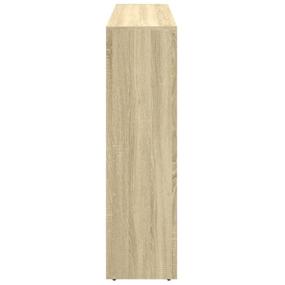 Bokhylle 3 etasjer sonoma eik 137,5x29x103,5 cm konstruert tre - DMF Handel