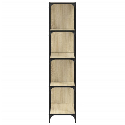 Bokhylle 4 etasjer sonoma eik 139x33,5x149 cm konstruert tre - DMF Handel