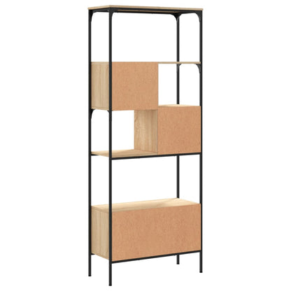 Bokhylle 5 etasjer sonoma eik 76x33x188,5 cm konstruert tre - DMF Handel