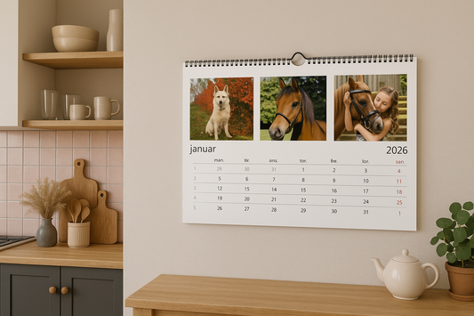 Veggkalendere 2026 liggende